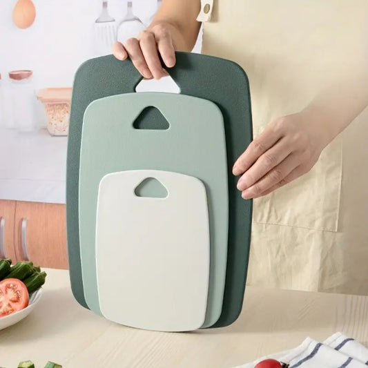 3pcs plastic cutting board set