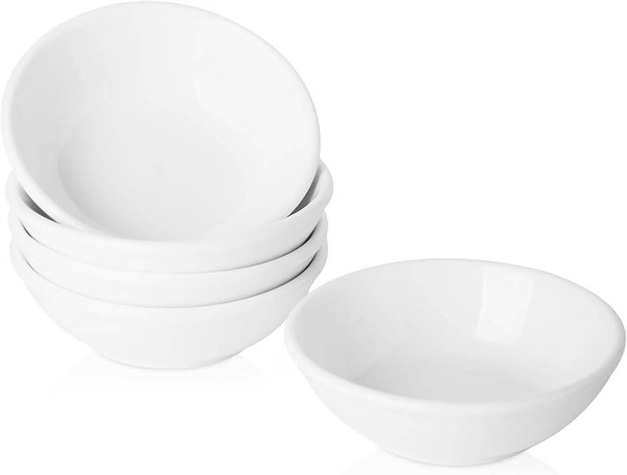 Loose clear white Marble diner set