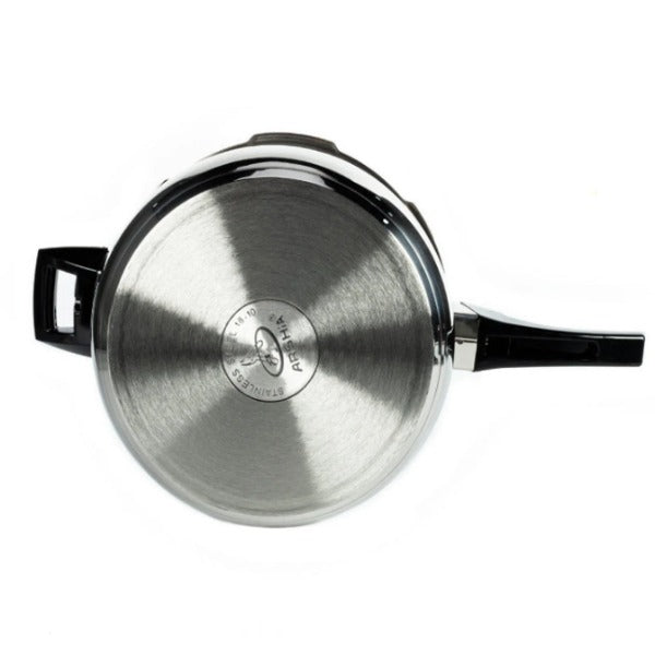 Arshia premium stainless steel pressure cooker 24cm with aluminium base