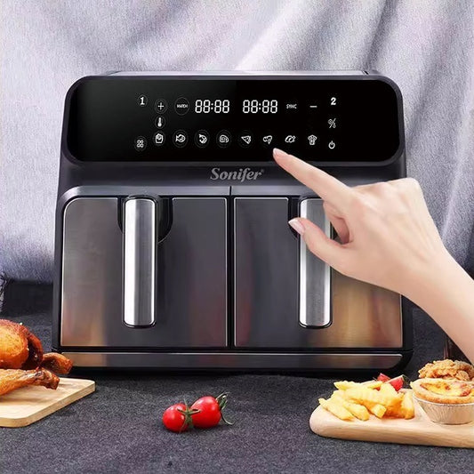 Sonifer Dual Air fryer (220w) independent cooking function