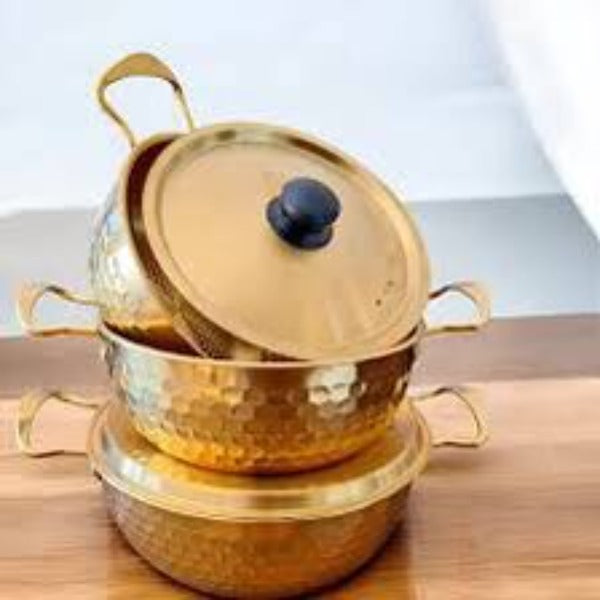 Gold 6pcs  pot set