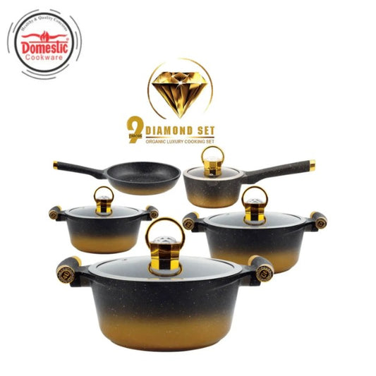 D-168 diamond non-stick 16pcs (Die-cast imported set)