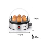 Automatic electric egg boiler steamer
