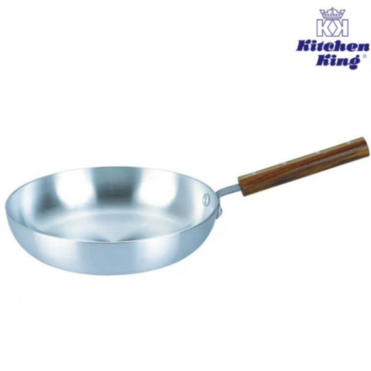 Kitchen King aluminium super fry Pan wooden handle 20cm