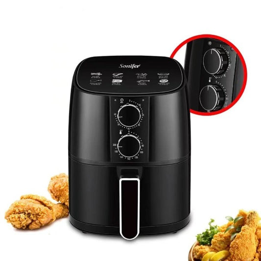 Sonifer Air fryer with 2 adjustable knobs (1400w)
