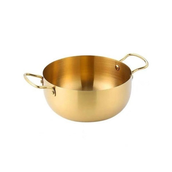 Korean style Ramen pot Gold |22cm