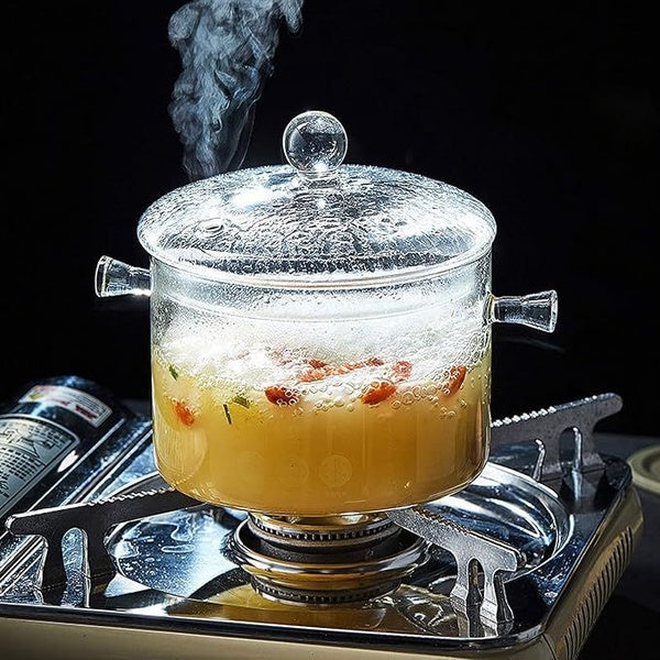 Fire proof glass pot |2 liter