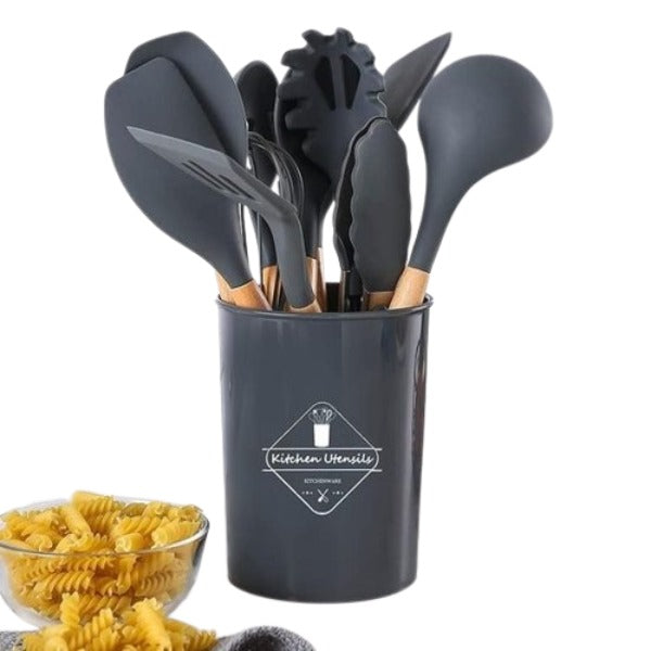 12 pcs silicon spoon set