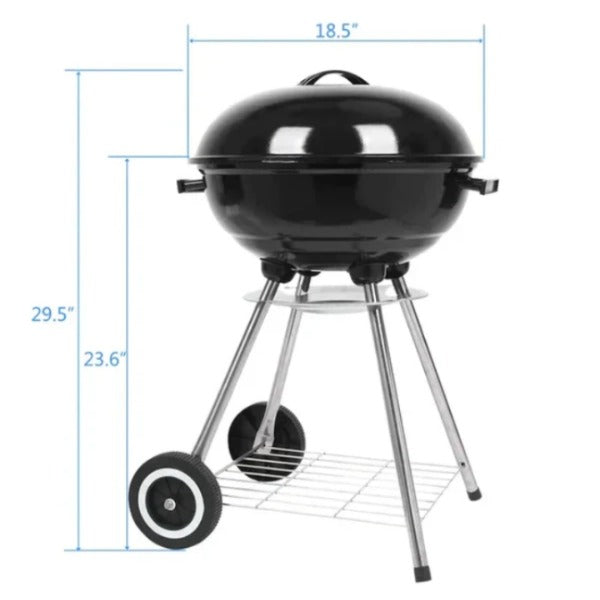 Apple charcoal stove BBQ grill