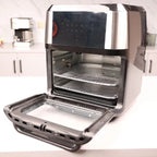 Air fryer with digital LED touch screen