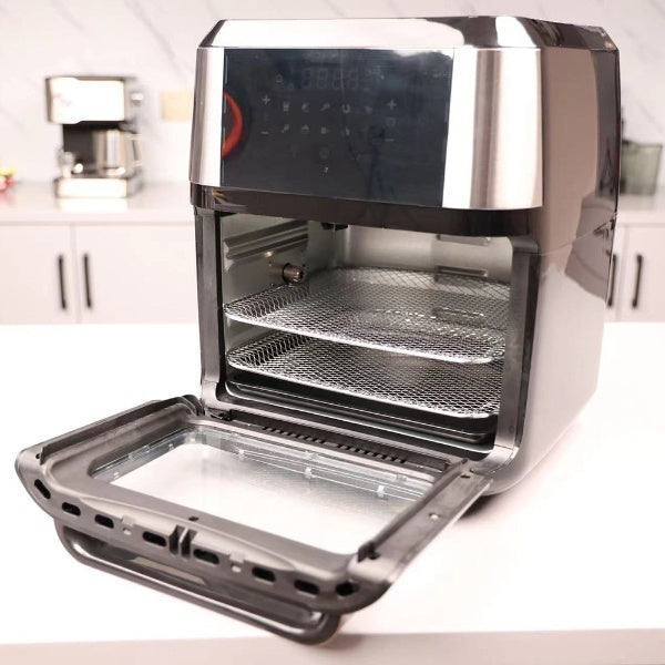 Air fryer with digital LED touch screen