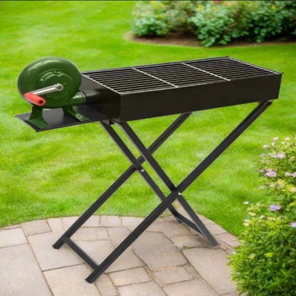 BBQ grill with Air blower