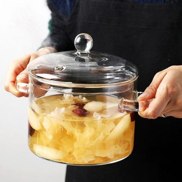Fire proof glass pot |2 liter