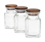 3Pcs StorageGlassJarSet 75ml32c Regular