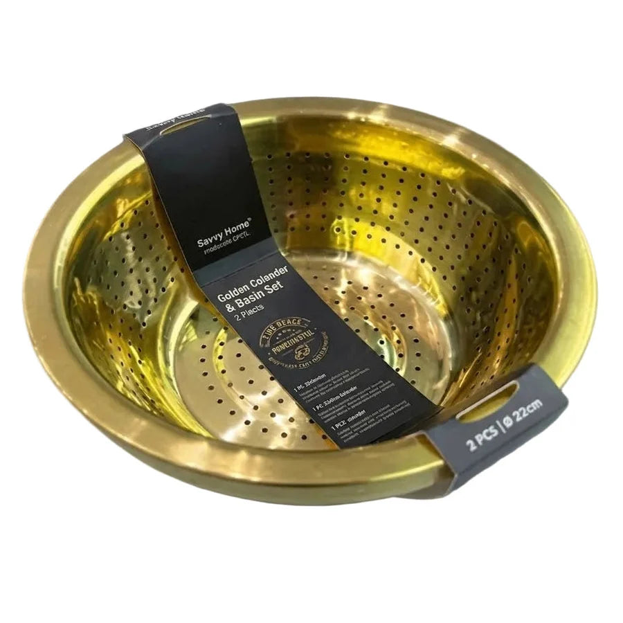 Colander Basin 2Pcs Set 30cm12c