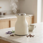 Vacuum Jug-1L White PP+Glass 12c Regular