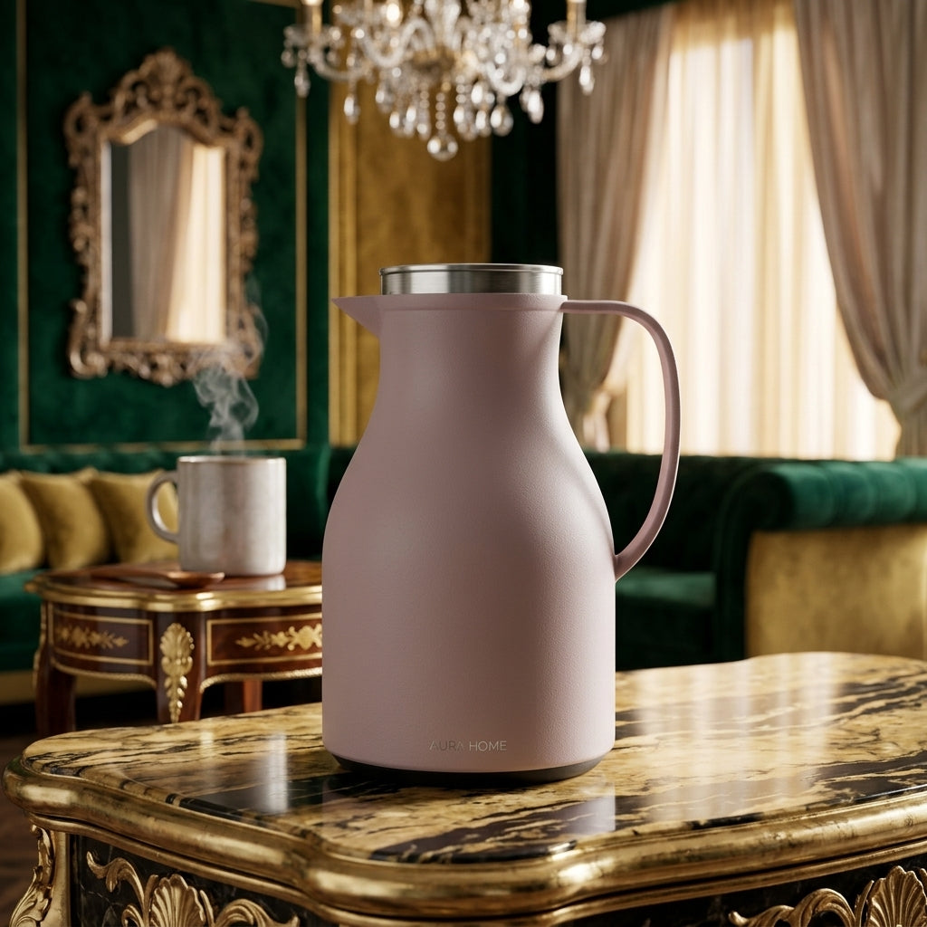 Vacuum Jug-1L Mocha PP+Glass 12c